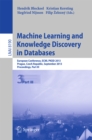 Image for Machine Learning and Knowledge Discovery in Databases: European Conference, ECML PKDD 2013, Prague, Czech Republic, September 23-27, 2013, Proceedings, Part III