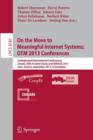 Image for On the Move to Meaningful Internet Systems: OTM 2013 Conferences : Confederated International Conferences: CoopIS, DOA-Trusted Cloud and ODBASE 2013, Graz, Austria, September 9-13, 2013. Proceedings.