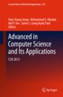 Image for Advanced in computer science and its applications: CSA 2013