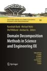 Image for Domain Decomposition Methods in Science and Engineering XX