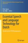 Image for Essential Speech and Language Technology for Dutch : Results by the STEVIN-programme