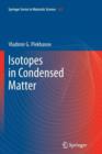 Image for Isotopes in Condensed Matter