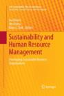 Image for Sustainability and Human Resource Management : Developing Sustainable Business Organizations