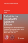 Image for Product-Service Integration for Sustainable Solutions