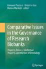Image for Comparative Issues in the Governance of Research Biobanks