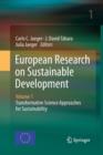Image for European Research on Sustainable Development