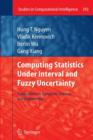 Image for Computing Statistics under Interval and Fuzzy Uncertainty