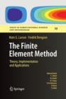 Image for The Finite Element Method: Theory, Implementation, and Applications
