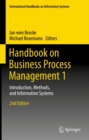 Image for Handbook on Business Process Management 1: Introduction, Methods, and Information Systems