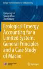 Image for Ecological Emergy Accounting for a Limited System: General Principles and a Case Study of Macao
