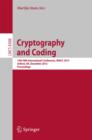 Image for Cryptography and Coding