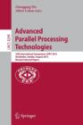 Image for Advanced Parallel Processing Technologies : 10th International Symposium, APPT 2013, Stockholm, Sweden, August 27-28, 2013, Revised Selected Papers