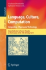 Image for Language, Culture, Computation: Computing - Theory and Technology