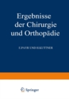Image for Ergebnisse der Chirurgie und Orthopadie: Funfunddreissigster Band