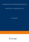 Image for Electrical Conductivity II / Elektrische Leitungsphanomene II