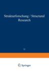 Image for Structural Research / Strukturforschung