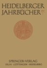 Image for Heidelberger Jahrbucher.