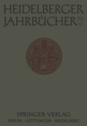 Image for Heidelberger Jahrbucher. : 6