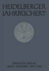 Image for Heidelberger Jahrbucher. : 9