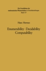 Image for Enumerability * Decidability Computability: An Introduction to the Theory of Recursive Functions : 127