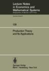 Image for Production Theory and Its Applications: Proceedings of a Workshop