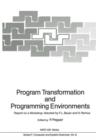 Image for Program Transformation and Programming Environments : Report on a Workshop, Munich, Germany, 12 to 16 September 1983