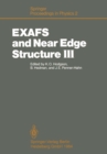 Image for EXAFS and Near Edge Structure III: Proceedings of an International Conference, Stanford, CA, July 16-20, 1984