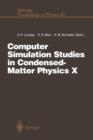 Image for Computer Simulation Studies in Condensed-Matter Physics X : Proceedings of the Tenth Workshop Athens, GA, USA, February 24–28, 1997