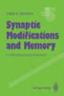 Image for Synaptic Modifications and Memory : An Electrophysiological Analysis