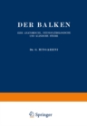 Image for Der Balken: Eine Anatomische, Physiopathologische Und Klinische Studie : 28