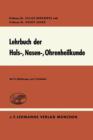 Image for Lehrbuch der Hals-, Nasen-, Ohrenheilkunde
