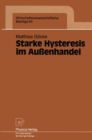 Image for Starke Hysteresis Im Auenhandel : 84
