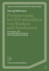 Image for Preismessung Bei Privatkrediten Von Banken Und Sparkassen: Eine Analyse Unter Besonderer Berucksichtigung Der Preisangabenverordnung