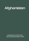 Image for Afghanistan : Eine geographisch-medizinische Landeskunde / A Geomedical Monograph