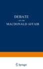 Image for Debate on the Macdonald Affair: In the Prussian House of Deputies on Monday the 6th May 1861