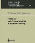 Image for Nonlinear and Convex Analysis in Economic Theory : 419