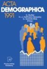 Image for Acta Demographica 1991 : 1991
