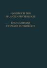 Image for Genetische Grundlagen Physiologischer Vorgange · Konstitution der Pflanzenzelle / Genetic Control of Physiological Processes · The Constitution of the Plant Cell