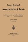 Image for Kurzes Lehrbuch der Anorganischen Chemie