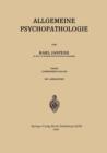 Image for Allgemeine Psychopathologie