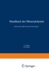 Image for Handbuch der Mineralchemie: Band IV Erste Halfte: Schwefel-Verbindungen