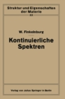 Image for Kontinuierliche Spektren