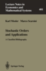 Image for Stochastic Orders and Applications: A Classified Bibliography : 401