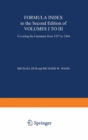 Image for Formula Index to the Second Edition of Volume I to III.