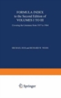 Image for Formula Index to the Second Edition of Volume I to III