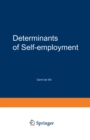Image for Determinants of Self-employment