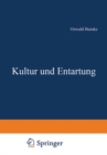 Image for Kultur Und Entartung