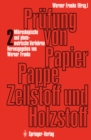 Image for Prufung Von Papier, Pappe, Zellstoff Und Holzstoff: Band 2: Mikroskopische Und Photometrische Verfahren