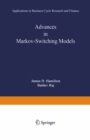 Image for Advances in Markov-Switching Models: Applications in Business Cycle Research and Finance