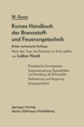 Image for Kurzes Handbuch der Brennstoff- und Feuerungstechnik